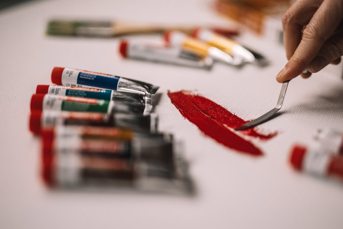 Talens Art Creation Set de Iniciación de Pintura al Óleo con 12 Tubos de 12 ml